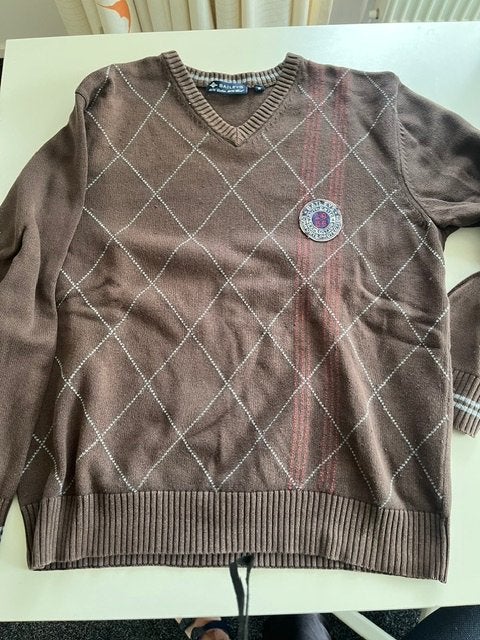Baileys herentrui met argyle patroon - Maat M, Ophalen of Verzenden, Gedragen, Maat 48/50 (M), Bruin
