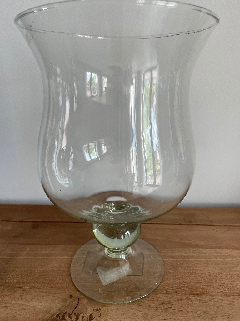 Vaas 24 cm, 24 cm, Transparant, Ophalen of Verzenden, Geschikt voor droogbloemen
