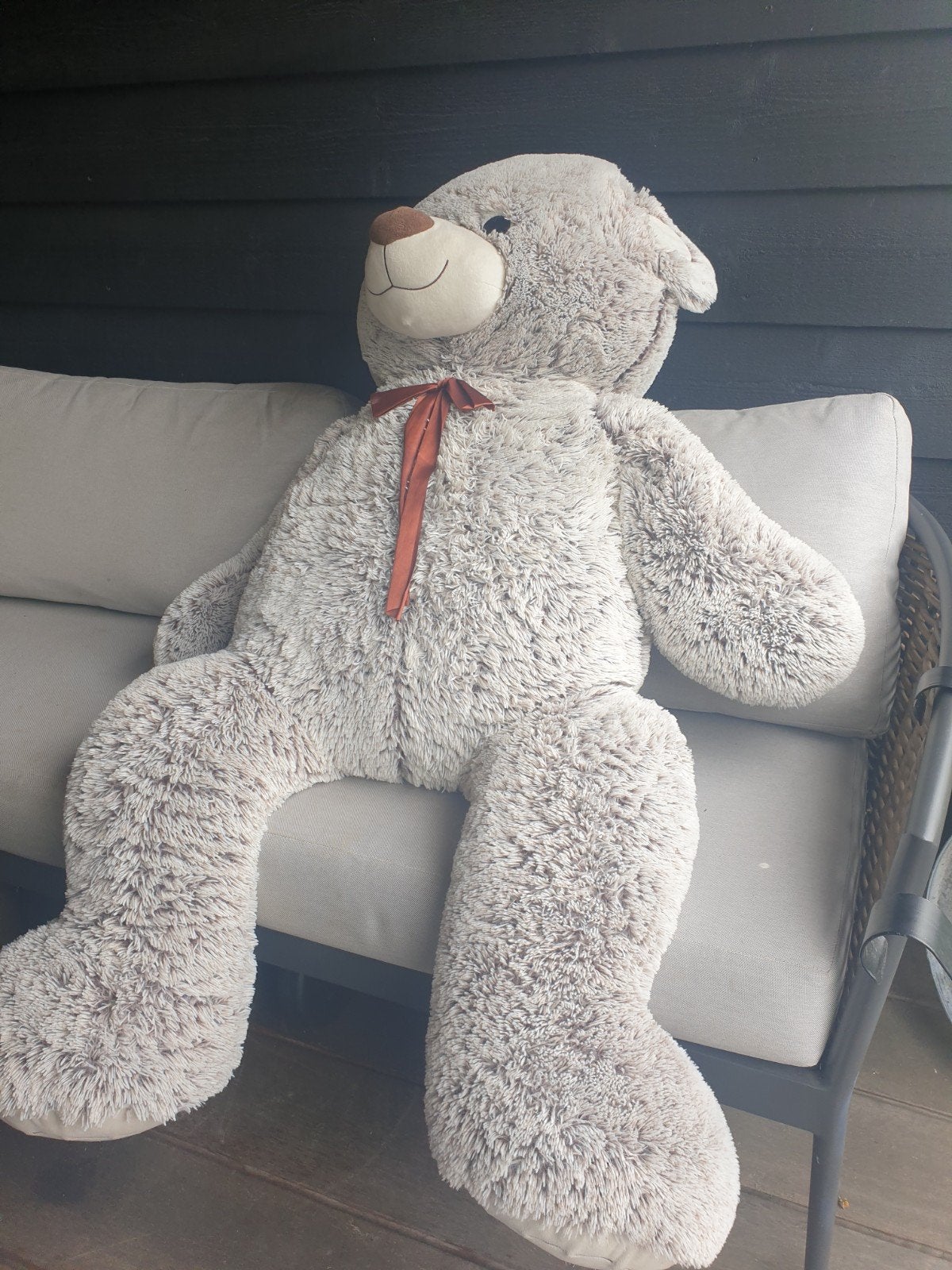 Grote zachte knuffelbeer - 130 cm hoog, Ophalen, Gebruikt, Overige merken, Overige karakters