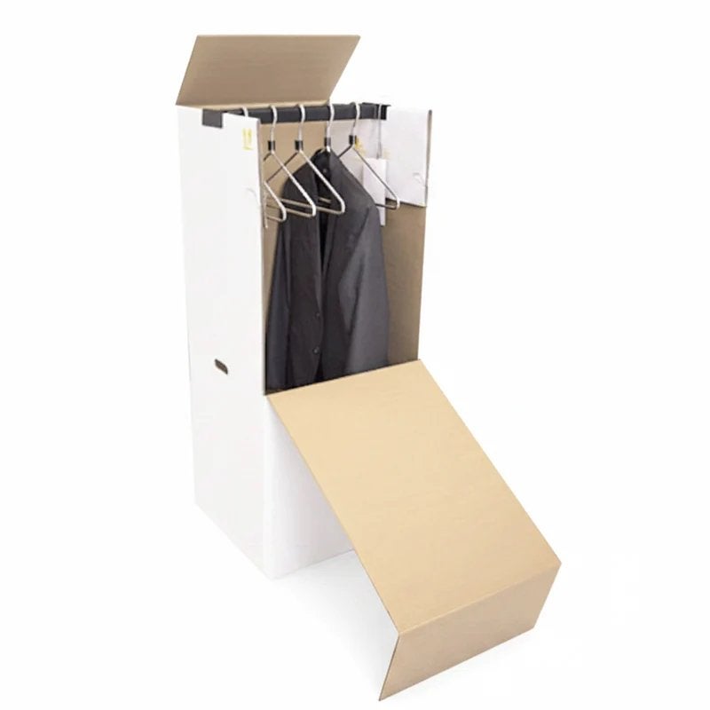 Garderobedoos met Hangrail, Doos, Opvouwbaar, 60 cm of meer, 50 tot 75 cm