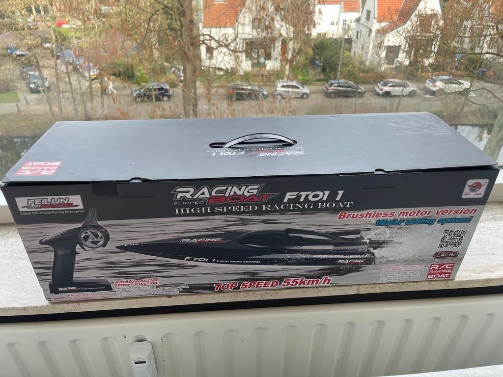 Feilun FT011 RC Racing Boot - Borstelloze Motor 55km/u, Ophalen of Verzenden, Nieuw
