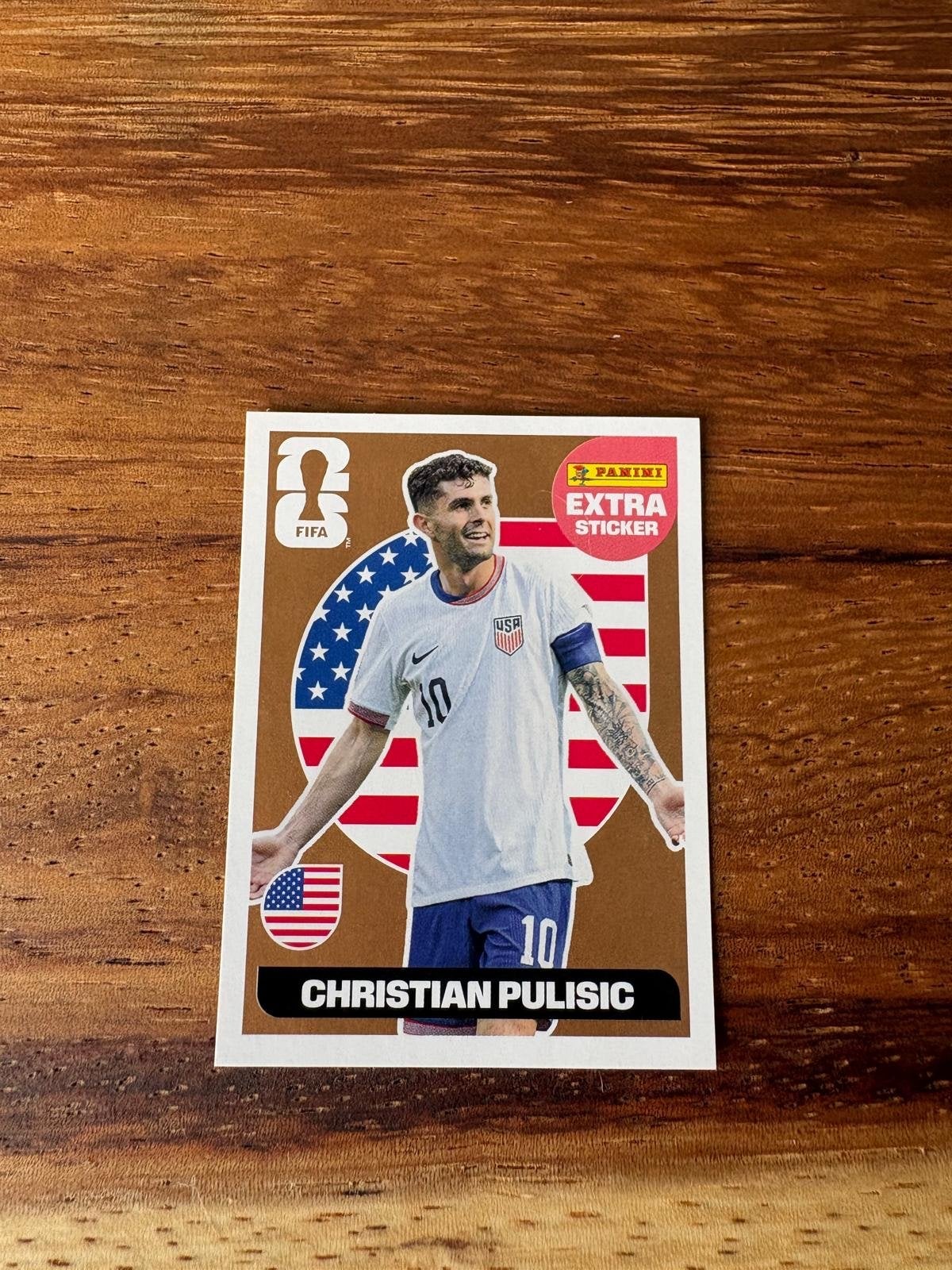 Panini FIFA WC 2026 Bronze Extra Sticker Christian Pulisic, Ophalen of Verzenden, Nieuw, Stickers en Plaatjes