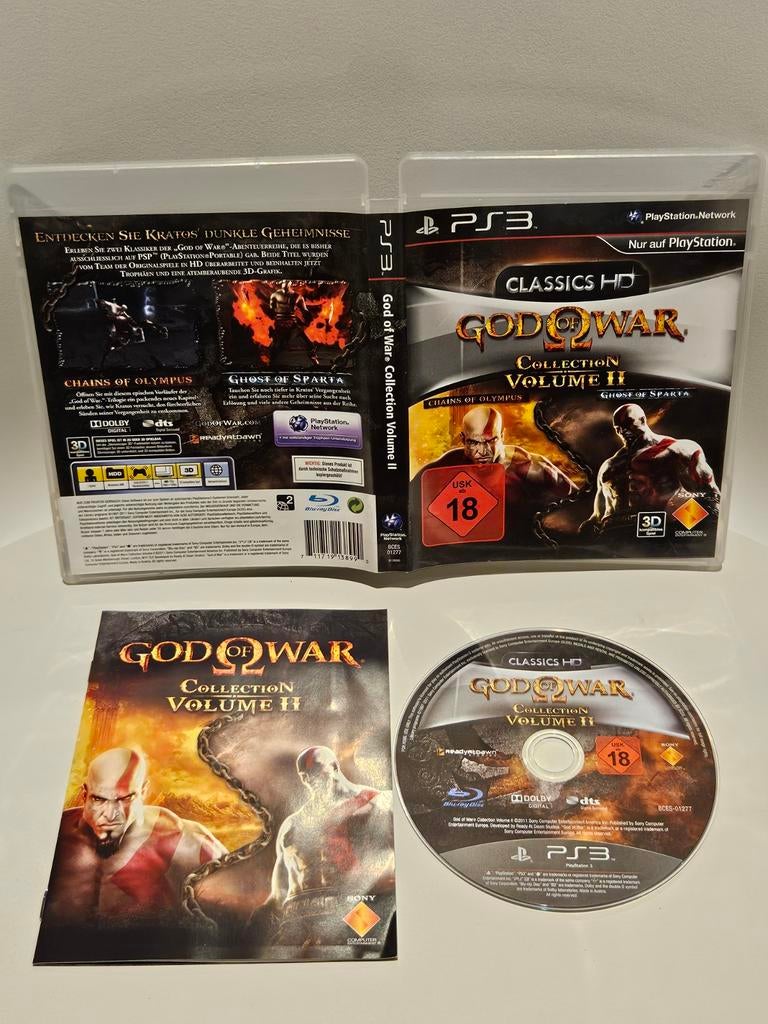 God of War Collection Vol.2 PS3, Spelcomputers en Games, Games | Sony PlayStation 3, Avontuur en Actie, Vanaf 18 jaar, 1 speler