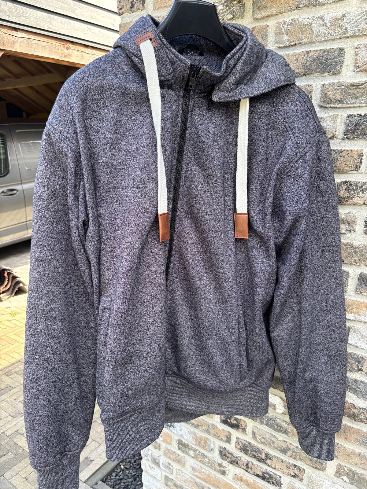 DIFI Downtown Motorfiets Heren Zip Hoodie - Maat 3XL, Motoren, Ophalen of Verzenden, Tweedehands, Heren, Jas | textiel