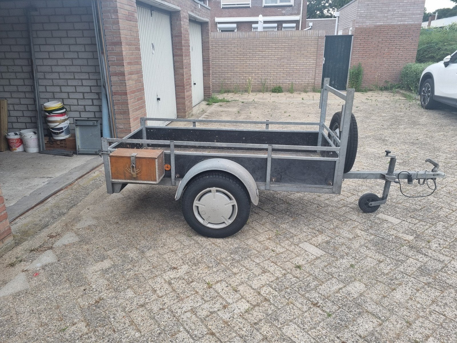 Aanhangwagen, Ophalen, Gebruikt