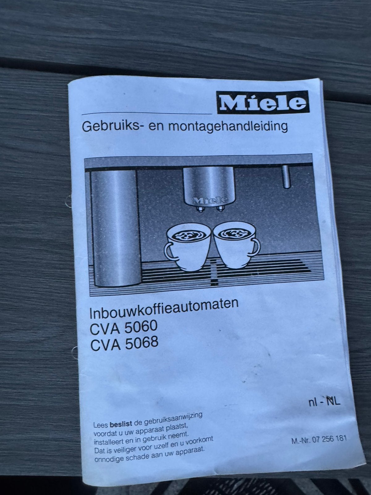 Miele Inbouw koffieautomaten CVA 5060 CVA 5068, Gebruikt, 10 kopjes of meer, Koffiemachine, Koffiebonen