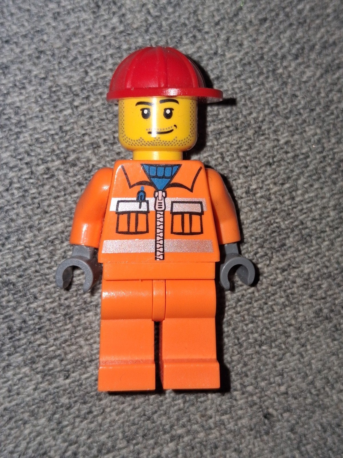 Lego city fig Minifiguur Bouwvakker cty0397 Kraanmachinist, City, Lego, Ophalen of Verzenden, Zo goed als nieuw