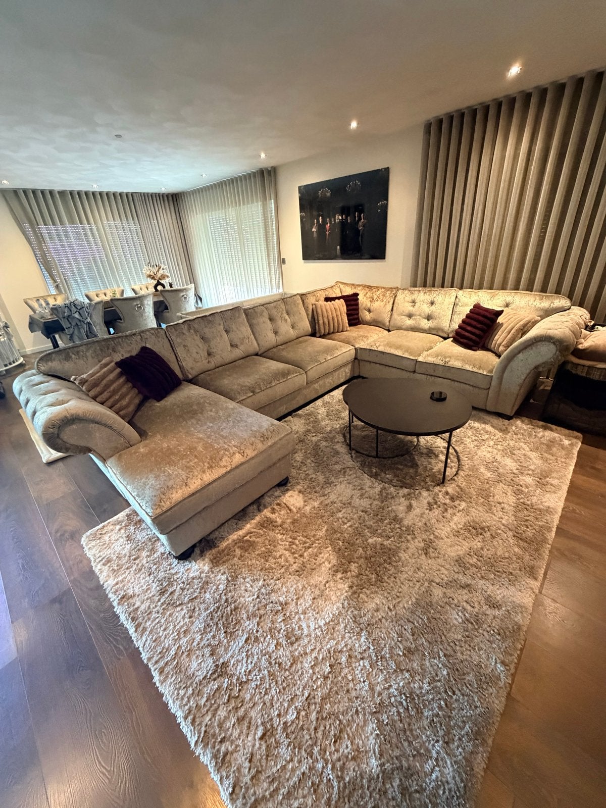 Luxe UrbanSofa Hoekbank  - Zo goed als nieuw, Huis en Inrichting, Banken | Bankstellen, Ophalen, Hoekbank, 300 cm of meer, Zo goed als nieuw