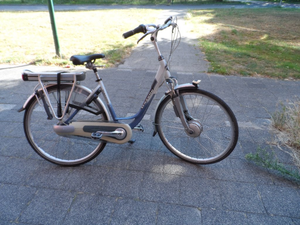 gazelle  chamonix  innergy  met  nieuwe  accu. type  zilver., Fietsen en Brommers, Ophalen, Zo goed als nieuw, 55 tot 59 cm, Gazelle