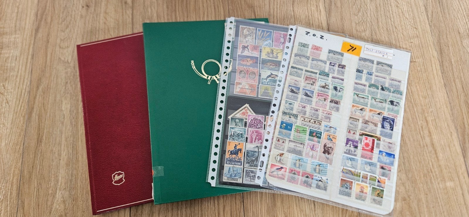 Postzegels wereld in 2 albums en los, Postzegels en Munten, Verzenden, Buitenland