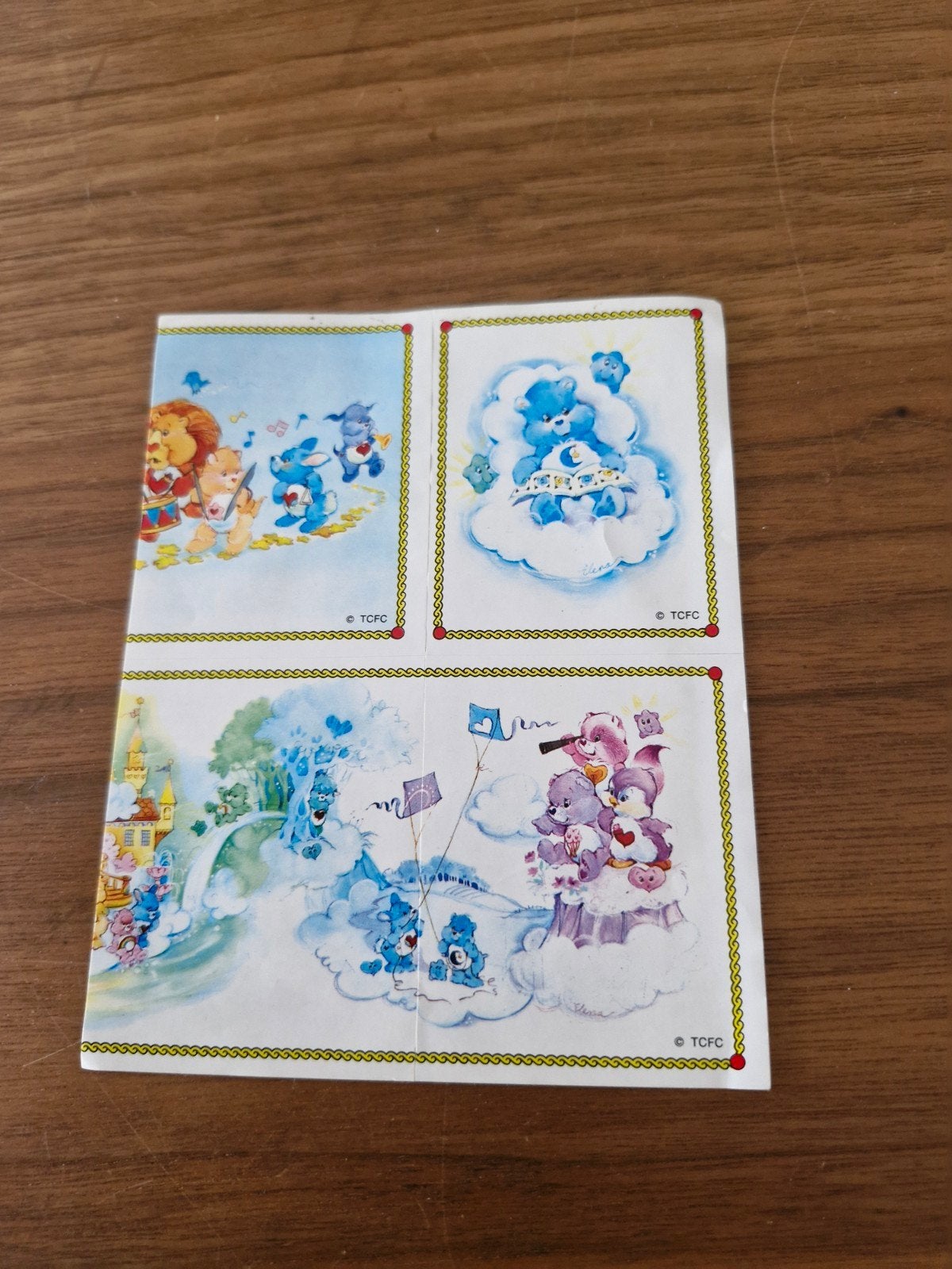 10476 Vintage Troetelbeertjes stickers - TCFC, Ophalen of Verzenden, Zo goed als nieuw