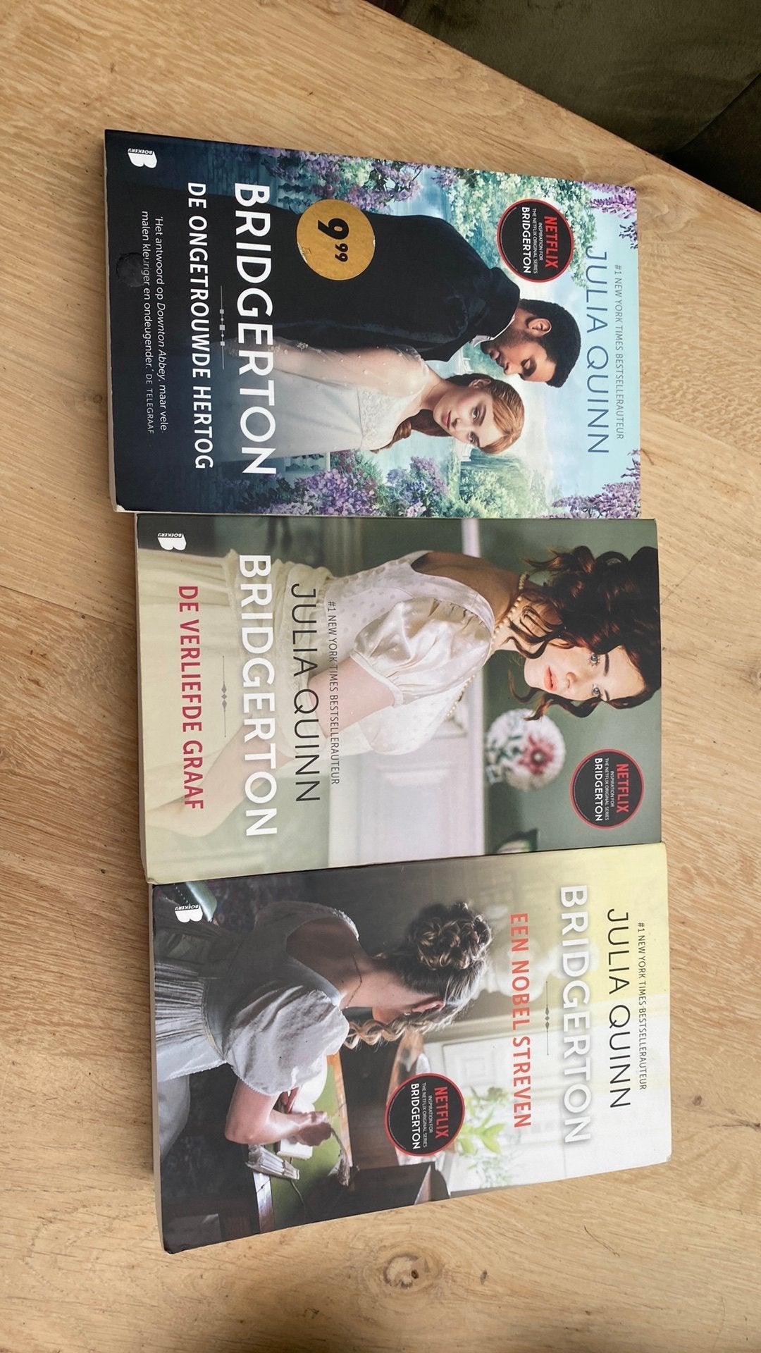 Bridgerton, deel 1,2 en 4, Boeken, Ophalen of Verzenden, Zo goed als nieuw