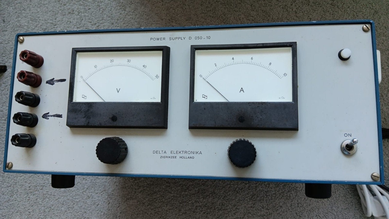 Vintage - labvoeding Delta Elektronika D 050-10 Voeding, Ophalen, Gebruikt