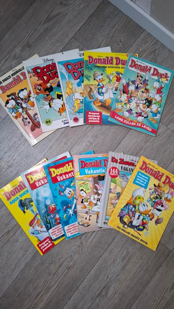 Donald Duck tijdschriften, pockets en vakantieboeken, Boeken, Tijdschriften en Kranten, Gelezen, Overige typen, Ophalen