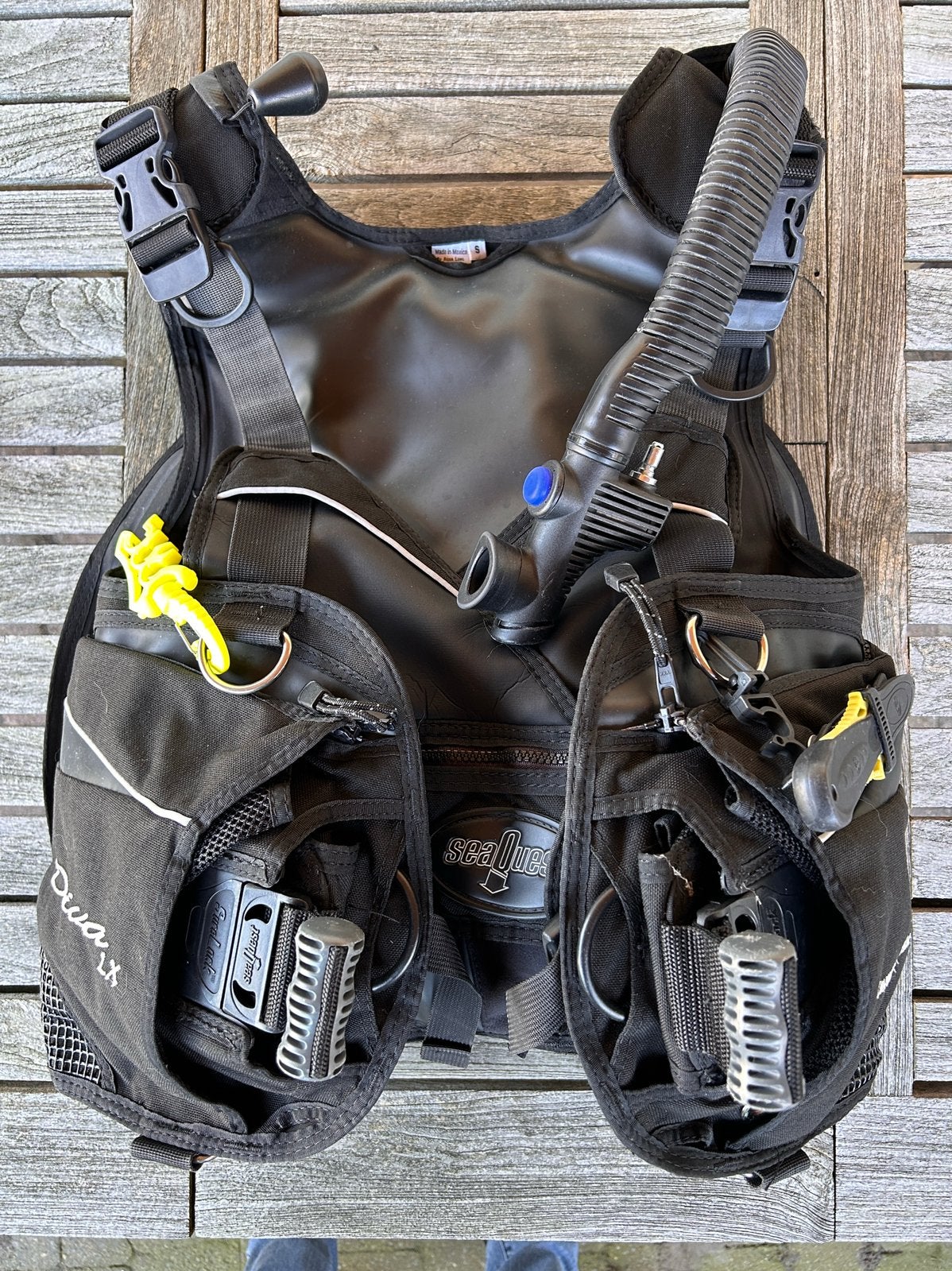 Te Koop: stabjacket SeaQuest Diva LX, maat S  (DAMESVEST!), Watersport en Boten, Duiken, Ophalen, Trimvest of Wing