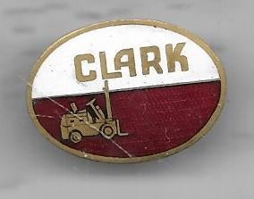 EMAILE OVALE CLARK HEFTRUCK PRACHTIGE BROCHE SPELD, Verzenden, Gebruikt, Merk, Speldje of Pin