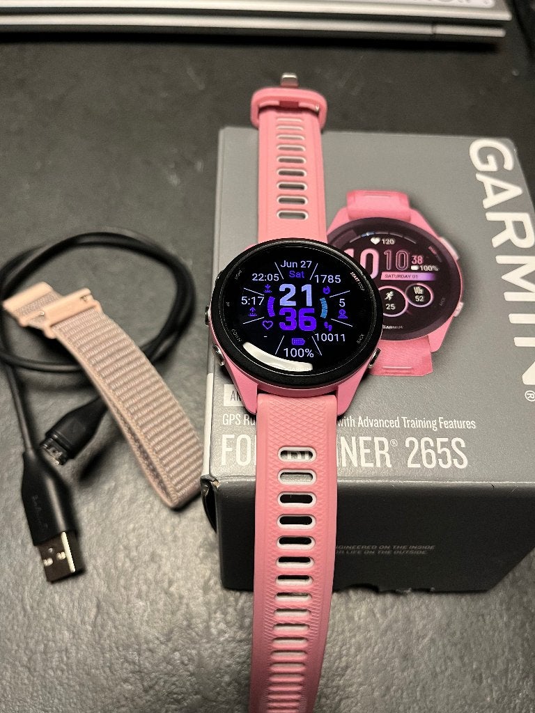 Garmin Forerunner 265s roze, Verzenden, Garmin forerunner, Zo goed als nieuw, Roze