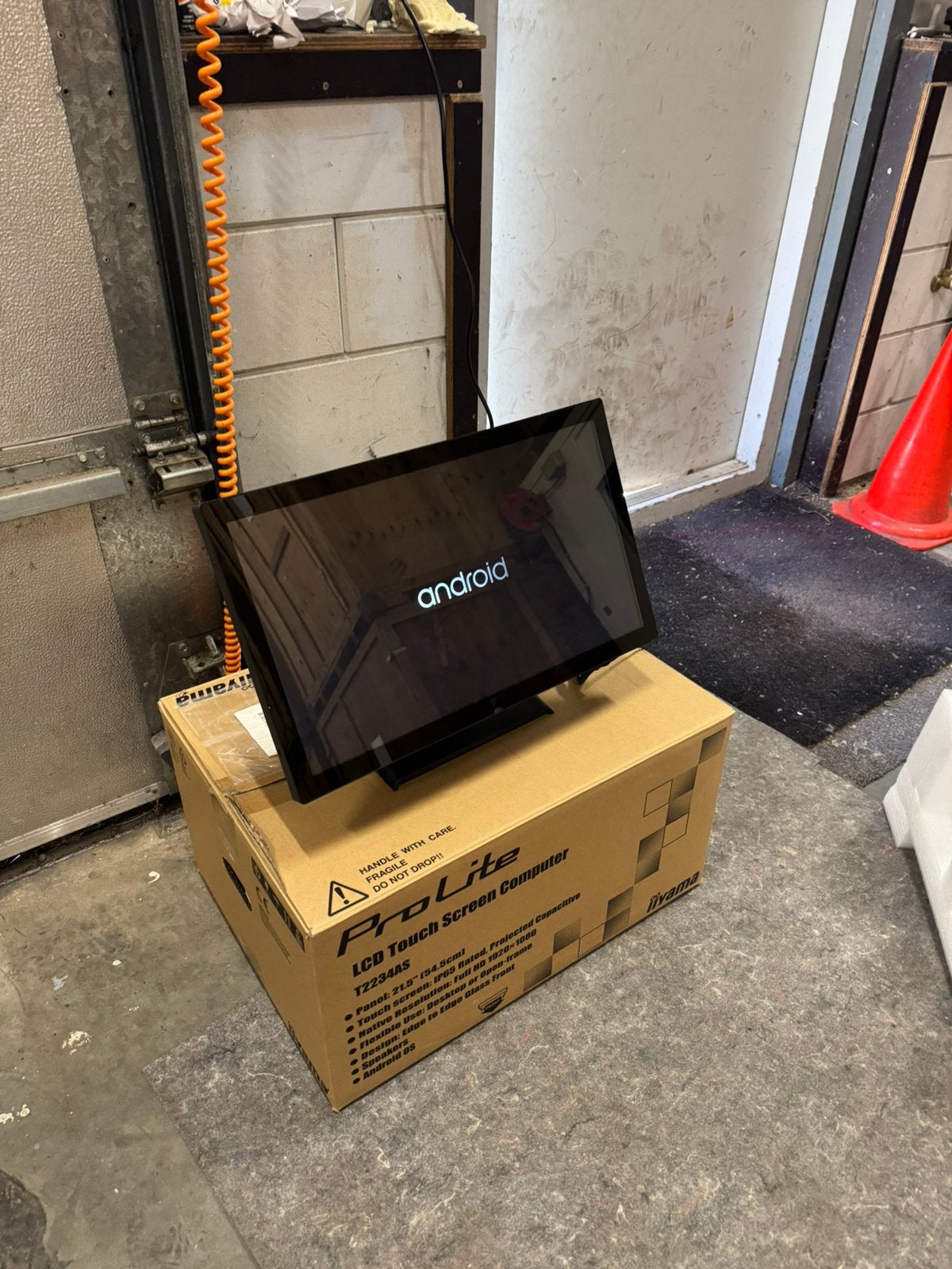 3 x! iiyama ProLite T2234AS Touchscreen Android 21,5”, Ophalen, HDMI, Full HD, Zo goed als nieuw