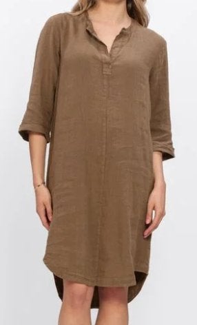 NUKUS jurk, Kleding | Dames, Bruin, Maat 42/44 (L), Ophalen of Verzenden, Zo goed als nieuw