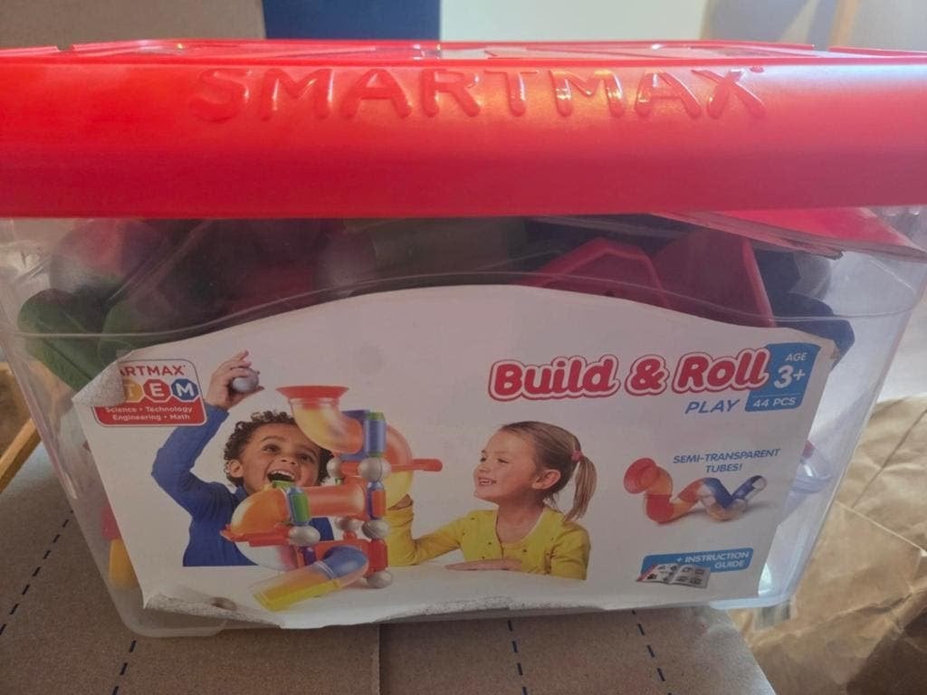 SmartMax Build & Roll 44-delige set - Gebruikt, goede staat, Kinderen en Baby's, Speelgoed | Bouwstenen, Ophalen of Verzenden