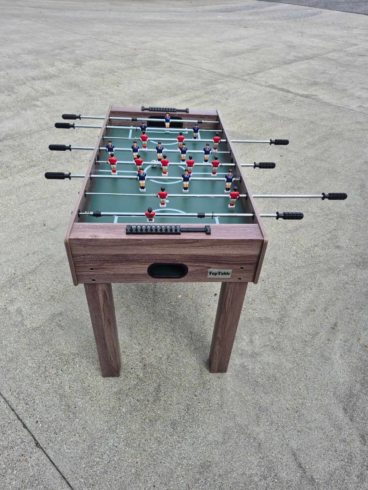 Toptable voetbaltafel in prima staat met 2 balletjes, Kinderen en Baby's, Speelgoed | Voetbaltafels, Ophalen, Gebruikt