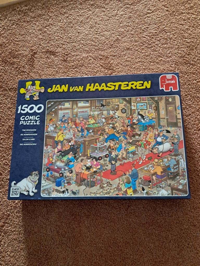 Jan van haasteren 1500 stukjes, Hobby en Vrije tijd, Denksport en Puzzels, Ophalen, 500 t/m 1500 stukjes, Zo goed als nieuw, Legpuzzel