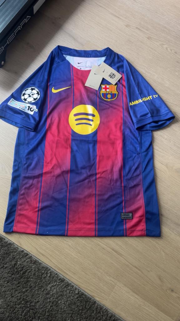 Barcelona champions league shirt, Nieuw, Ophalen of Verzenden, Voetbal, Maat 48/50 (M)