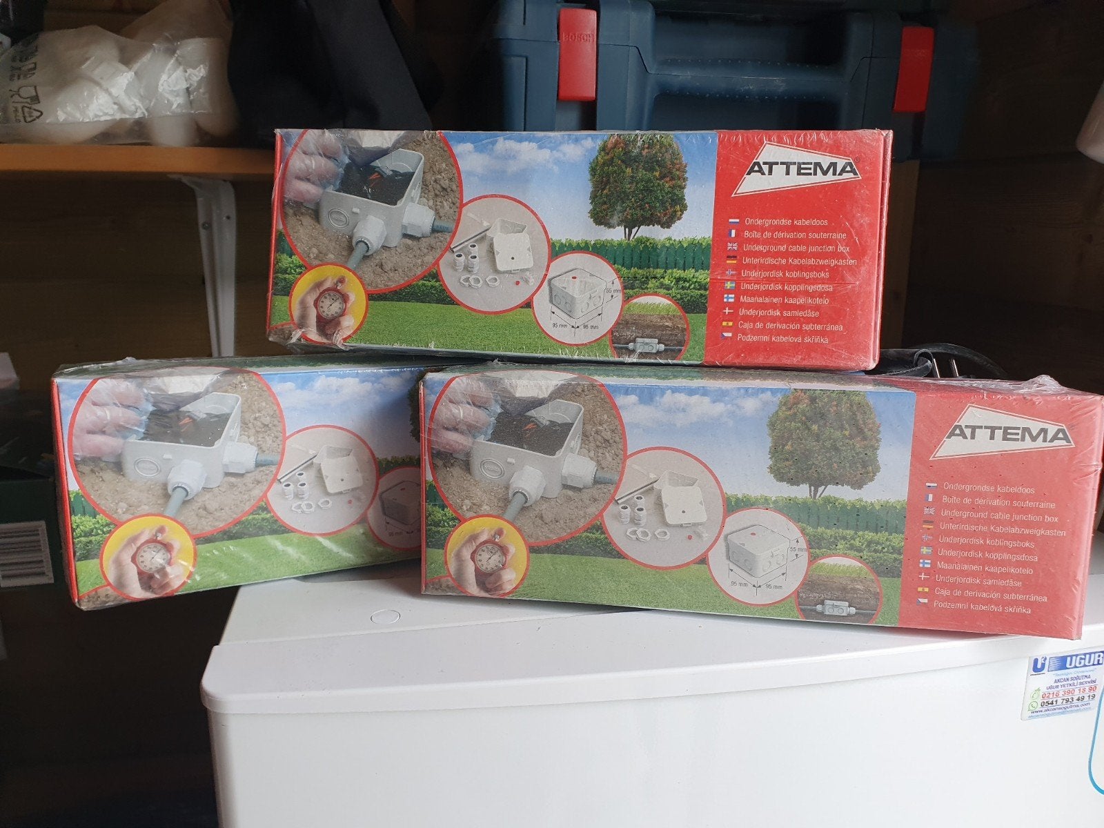 ATTEMA Ondergrondse kabeldoos met giethars - Nieuw, Ophalen, Nieuw