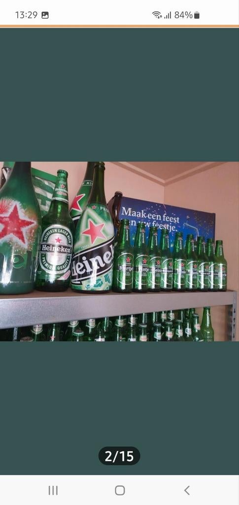Heineken bierflessen, Ophalen, Zo goed als nieuw, Flesje(s), Heineken