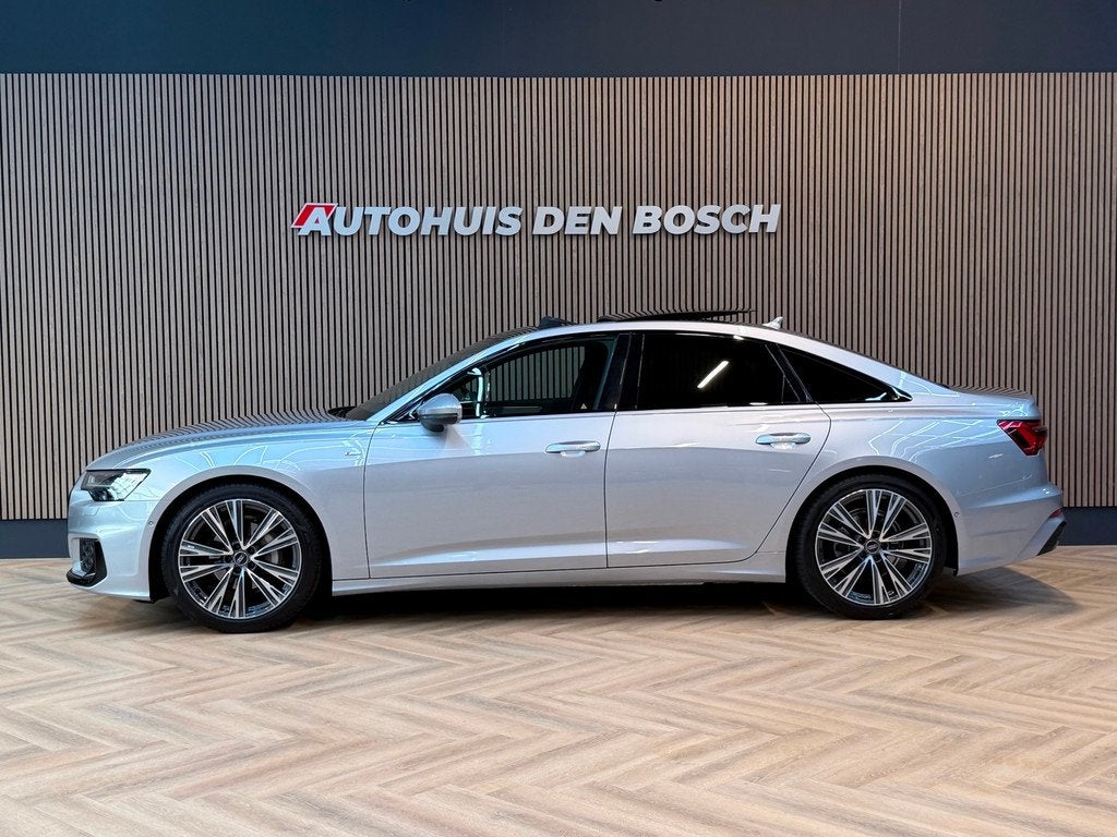 Audi A6 LIMOUSINE 40 TFSI S Line edition Competition - Facel, Auto's, Audi, 4 cilinders, Leder en Stof, Bedrijf, Startonderbreker