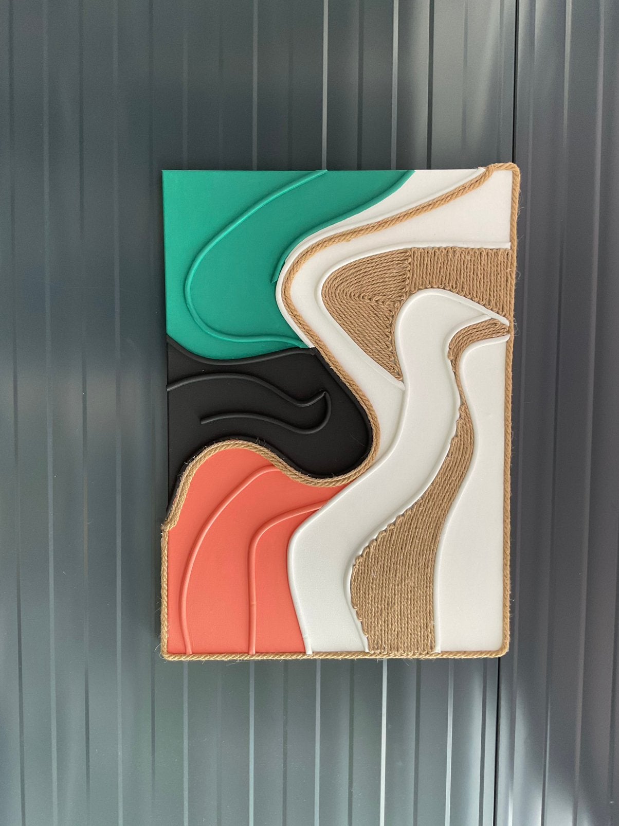 Nieuw! Unieke wanddecoratie. Handgemaakt(70x50cm), Ophalen