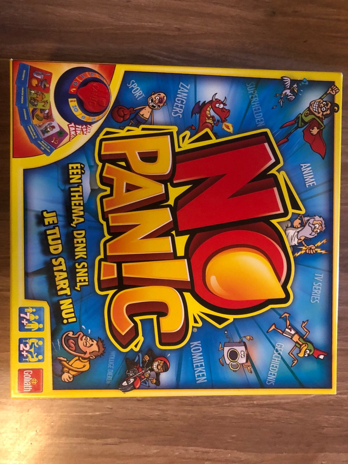 Nieuw! No Panic! Gezelschapsspel - Denk snel, reageer vlug!, Drie of vier spelers, Ophalen of Verzenden, Zo goed als nieuw