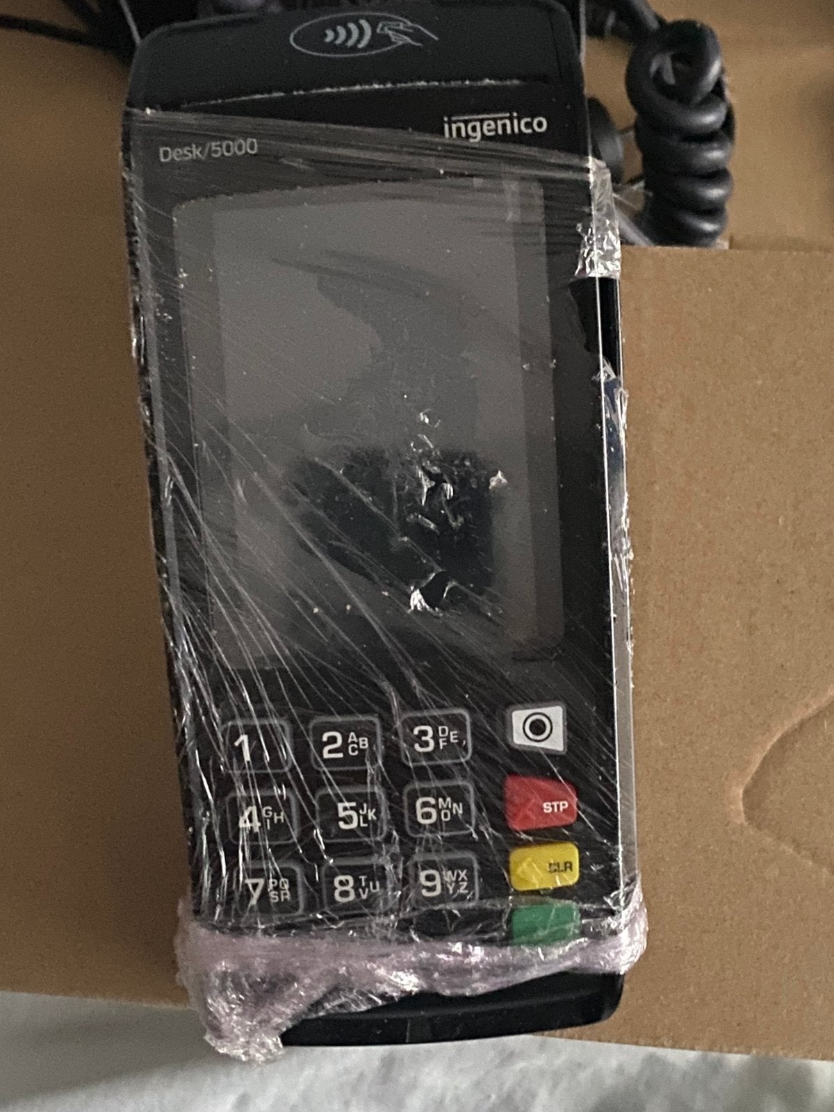 Ingenico Desk/5000 Betaalautomaat - Nieuw in doos, Ophalen of Verzenden, Zo goed als nieuw