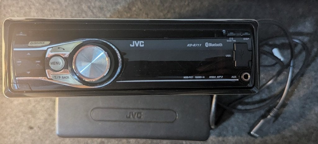 JVC Autoradio, Ophalen, Gebruikt