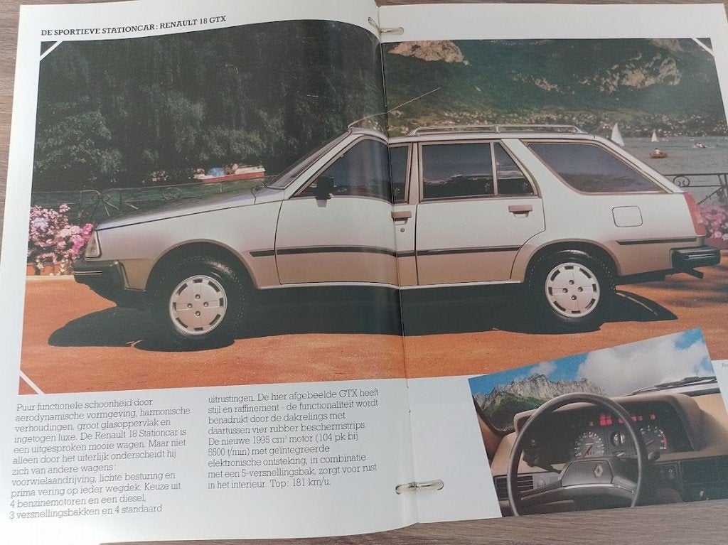 Renault 18 Break autofolder, Ophalen of Verzenden, Nieuw, Renault