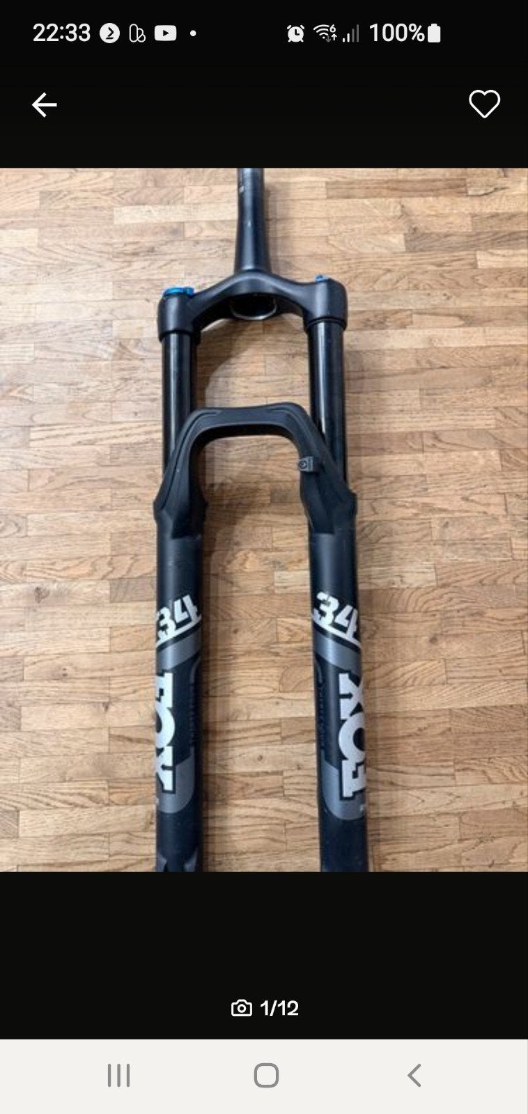 Fox 34 Rhythm Voorvork 150mm Fitgrip - Zo goed als nieuw, Fietsen en Brommers, Ophalen of Verzenden, Voorvork