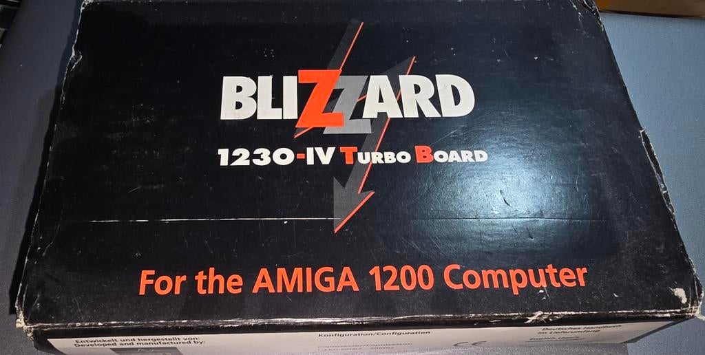 Blizzard 1230 IV Turbo Board 50MHz voor Amiga 1200, Gebruikt, Overige soorten, Ophalen of Verzenden, Overige chipsets