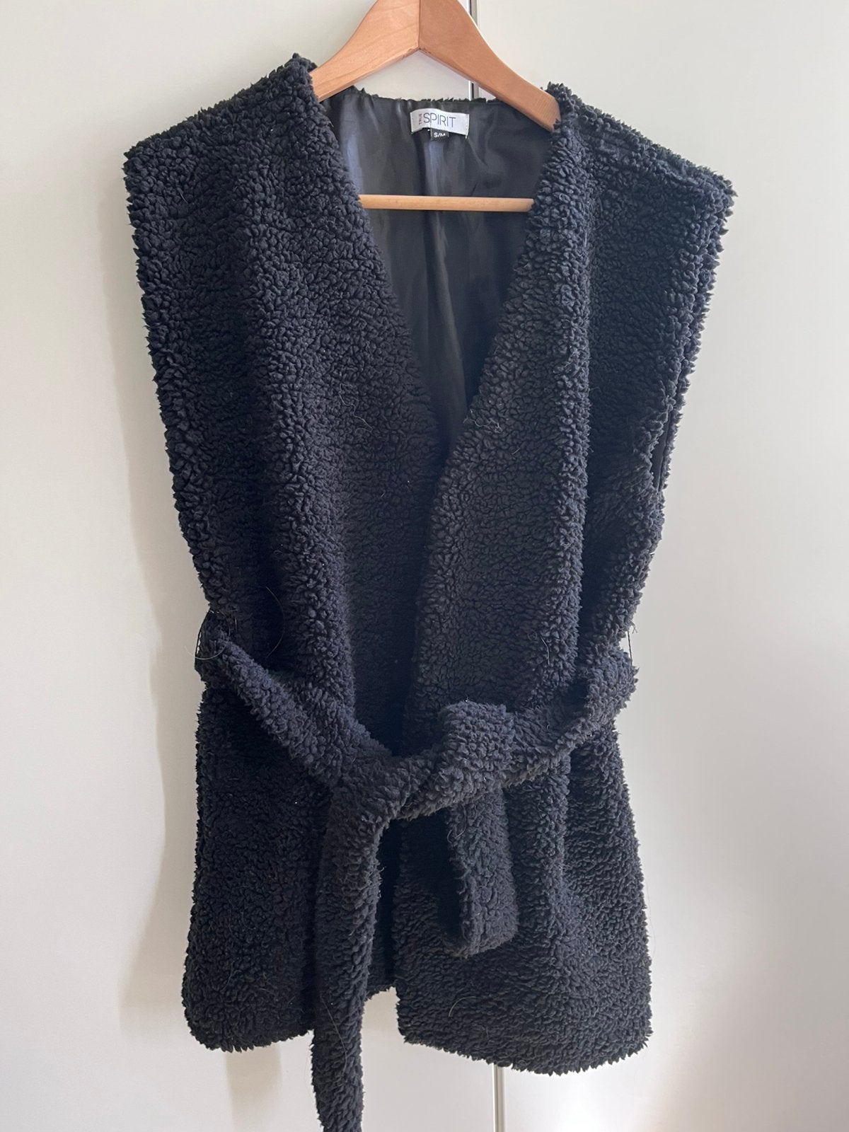 Gilet teddy zwart true spirit maat s/m, Kleding | Dames, Bodywarmers, Ophalen of Verzenden, Zo goed als nieuw, Maat 38/40 (M)