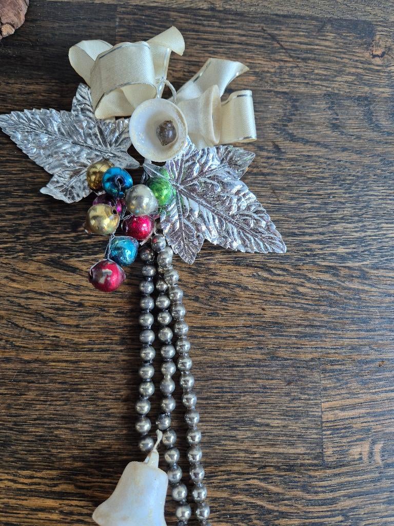 Oude vintage kerst ornament met belletjes 444, *, Gebruikt, *, Ophalen of Verzenden