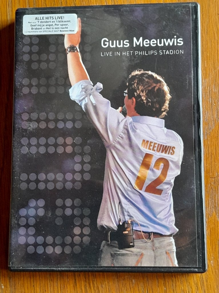 Guus Meeuwis live in het Philips stadion dvd zgan, Alle leeftijden, Ophalen of Verzenden, Zo goed als nieuw