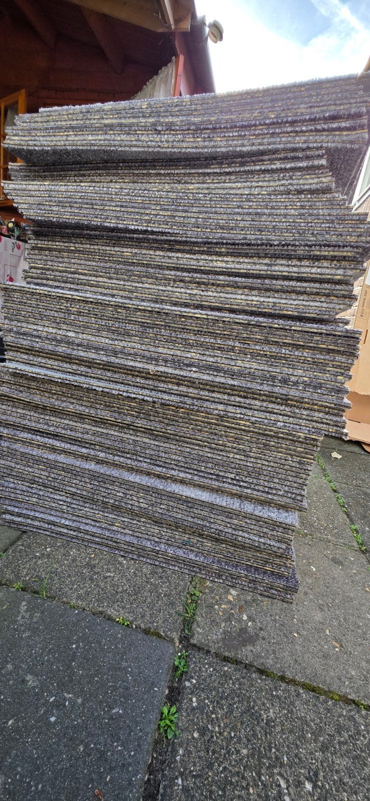 69 x Tapijttegels - Grijs - 50x50 cm, Huis en Inrichting, Ophalen, Gebruikt, 50 tot 100 cm, Vierkant