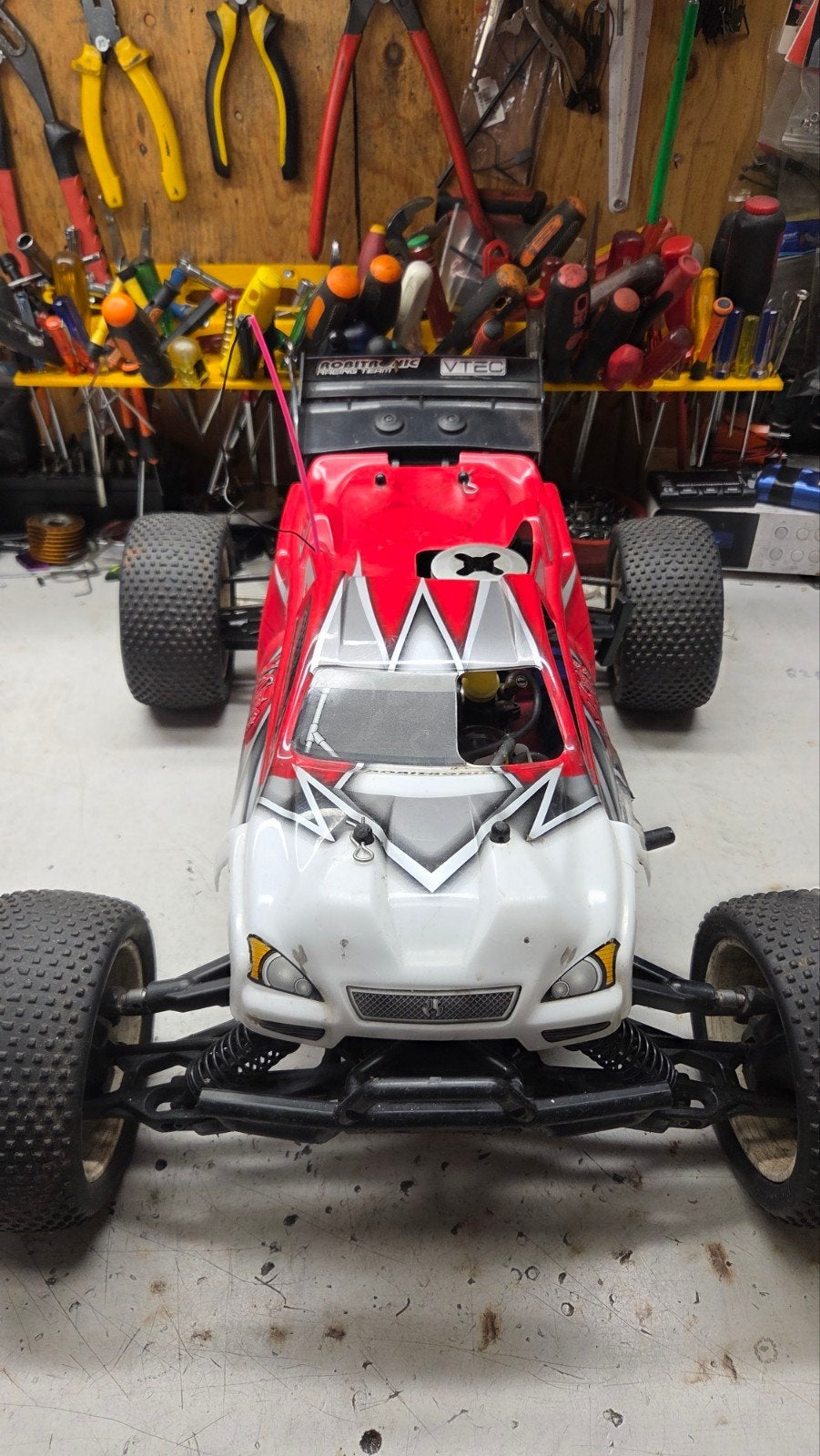 Te koop mooie robitronic, Gebruikt, Auto offroad, Ophalen of Verzenden, Schaal 1:8