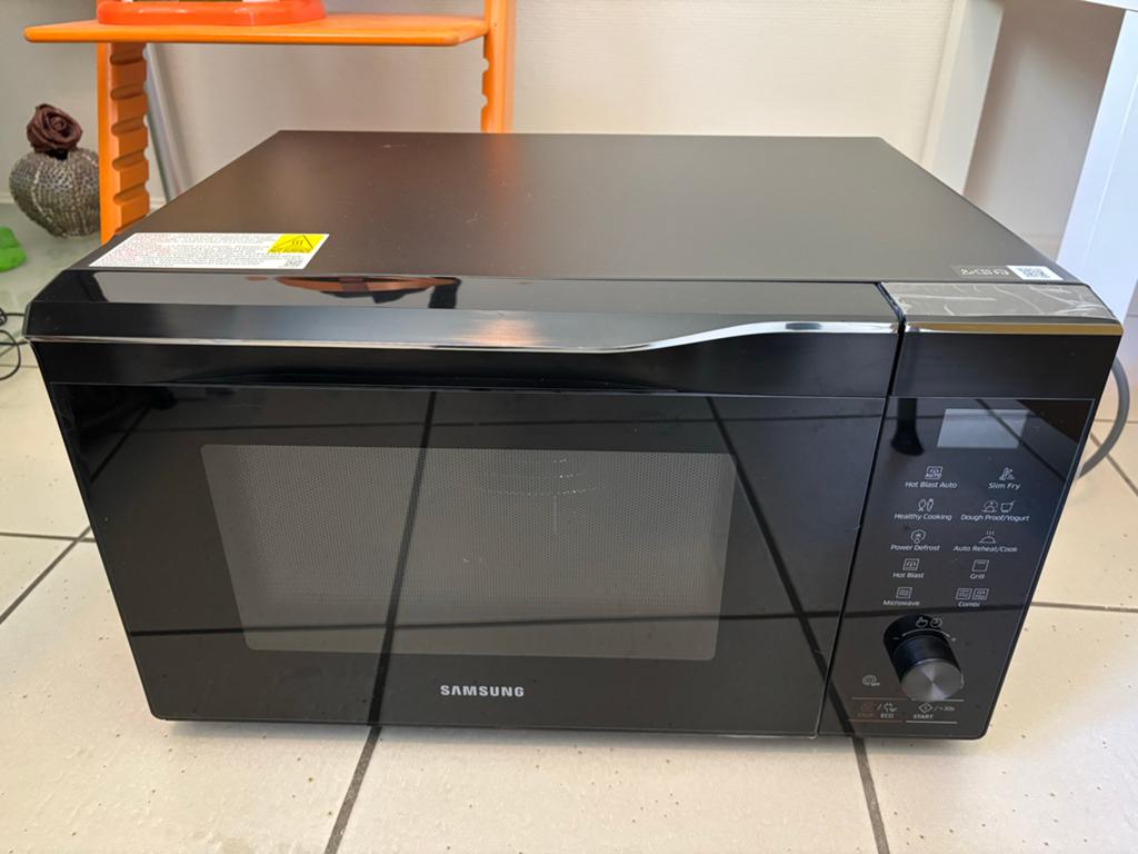 Samsung Smart Oven Combimagnetron MC32K7055CK Zwart, Combimagnetron, 60 cm of meer, Ophalen of Verzenden, Zo goed als nieuw