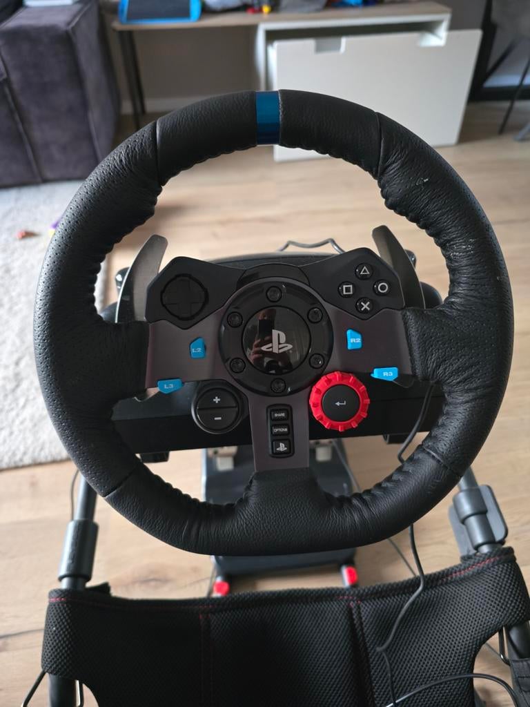 Logitech G29 racestuur met Playseat Challenge, Spelcomputers en Games, Ophalen, Zo goed als nieuw, Playseat of Racestoel, PlayStation 3
