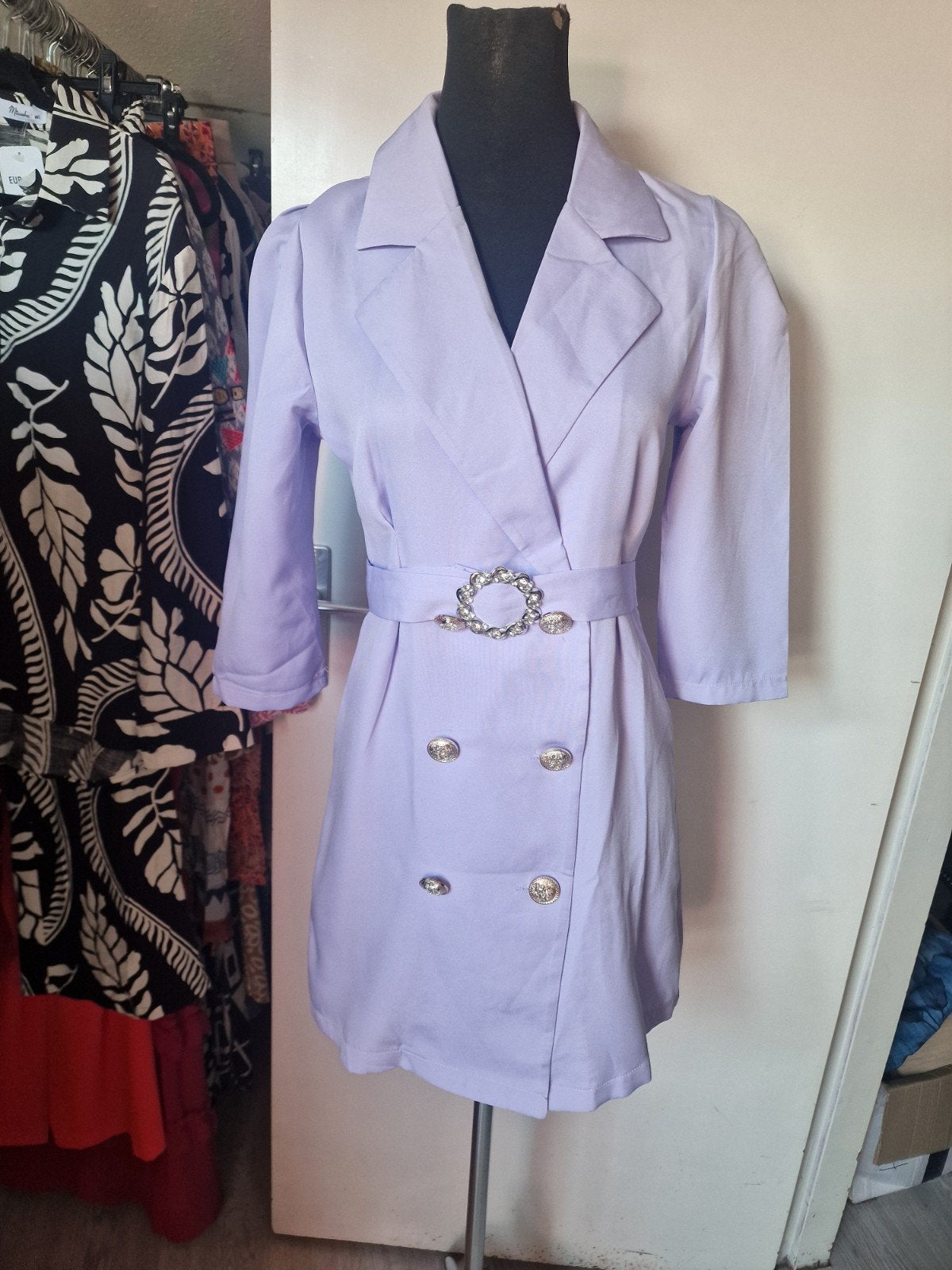 Jurk lila nieuw maat m, Kleding | Dames, Maat 38/40 (M), Paars, Nieuw, Ophalen of Verzenden