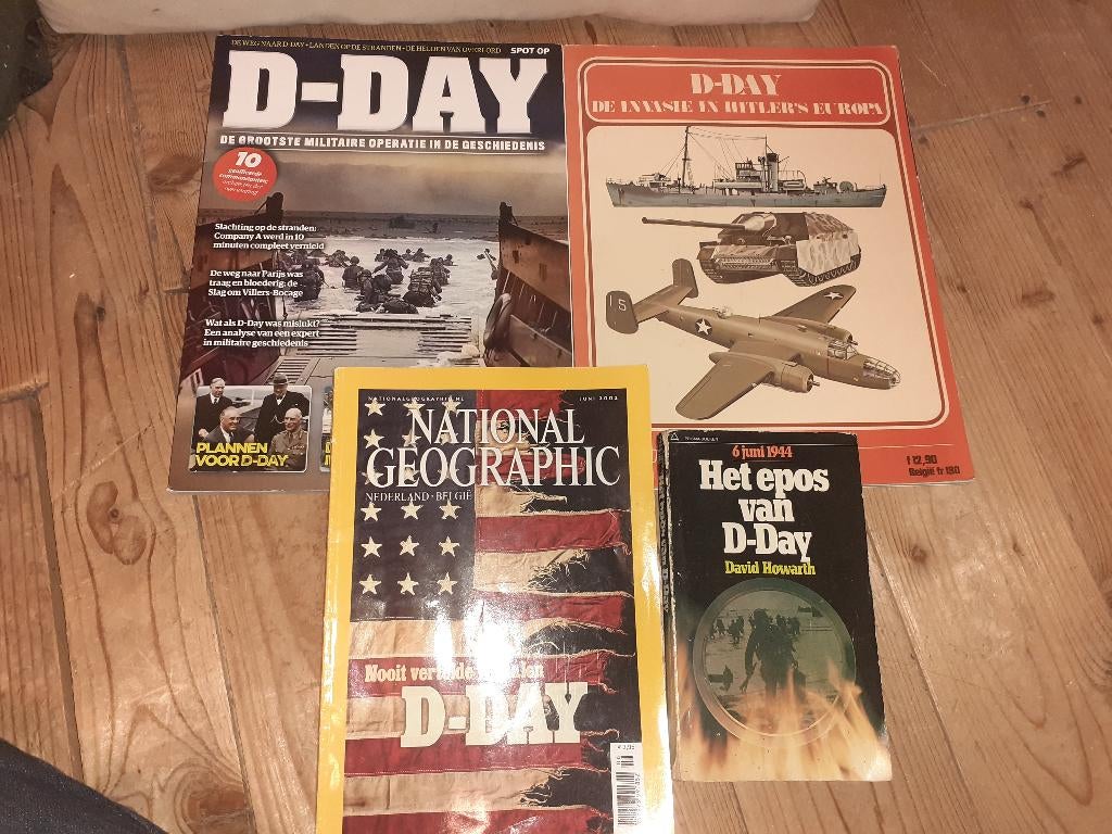 4 boeken over D-Day €10,-, Ophalen of Verzenden, Tweede Wereldoorlog, Gelezen, Algemeen