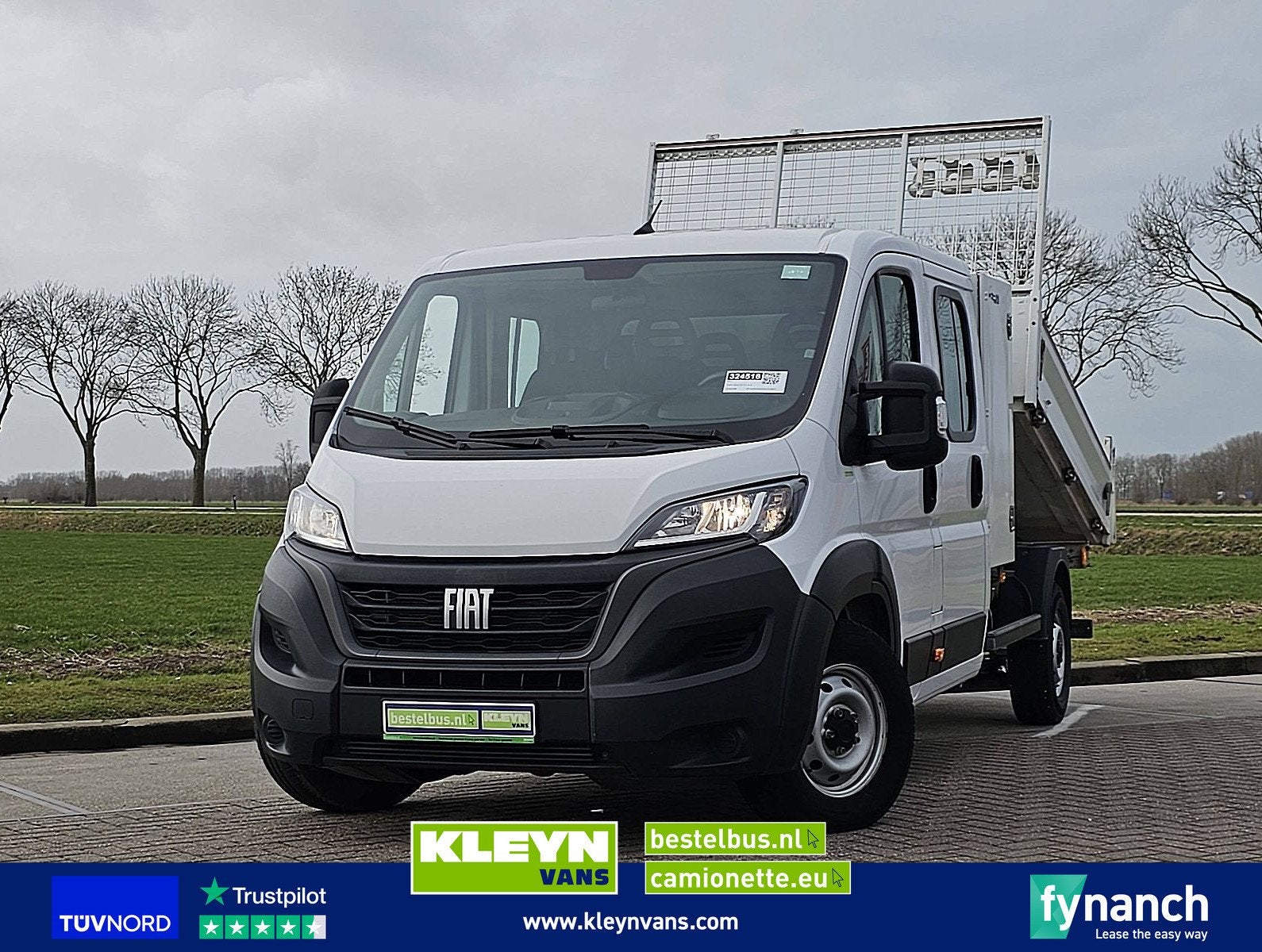 FIAT DUCATO 2.2 dub.cab kipper euro6, Gebruikt, Euro 6, 179 pk, 7 stoelen