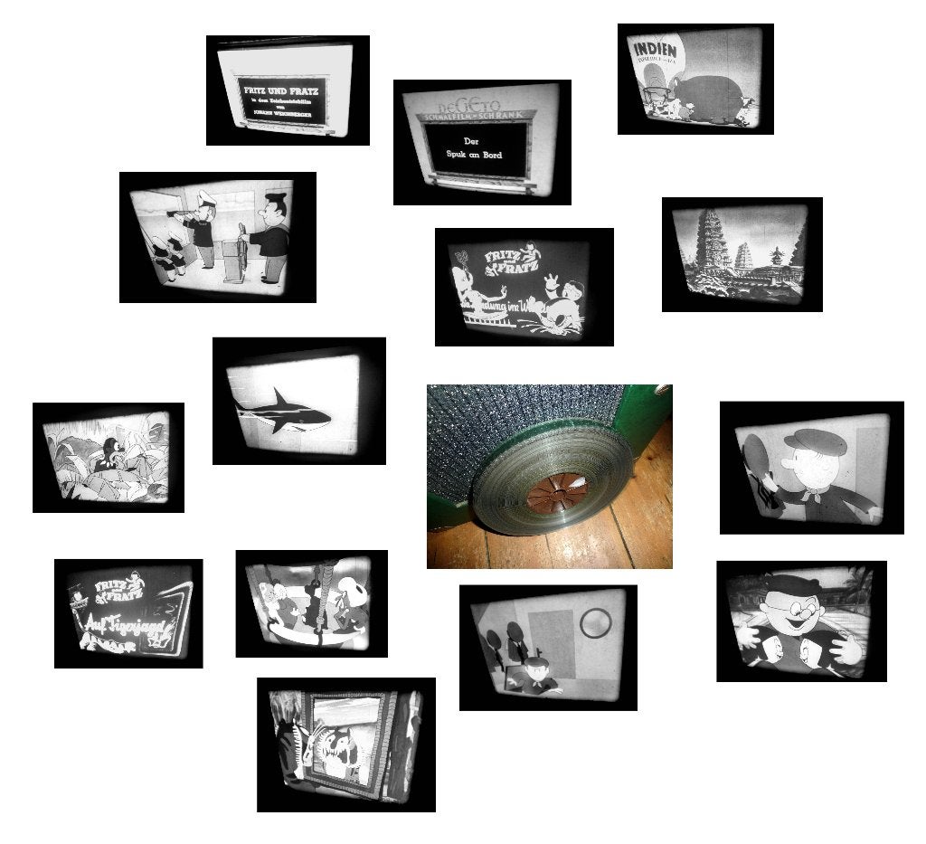 16mm film Cartoon - Degeto - Fritz & Fratz - duits - 1940, Ophalen of Verzenden, 16mm film