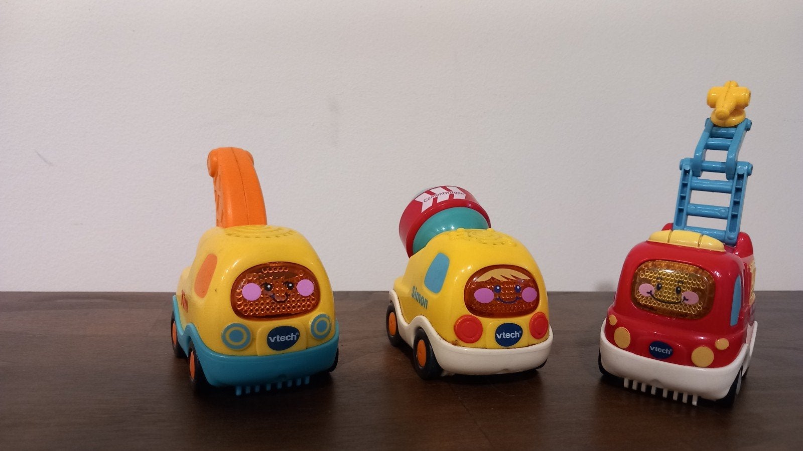 VTech Toet Toet Auto's - Tim, Simon en Bas, Ophalen of Verzenden, Gebruikt, 6 maanden tot 2 jaar