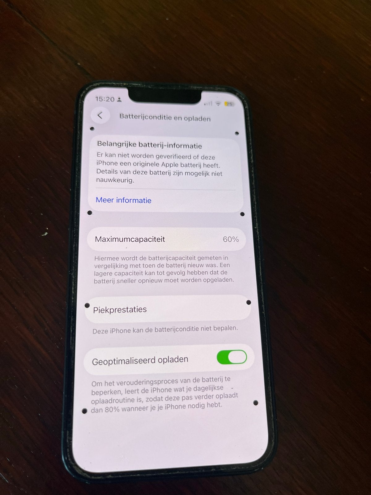 iPhone 13 mini - 128 GB - Zwart - Batterij 60%